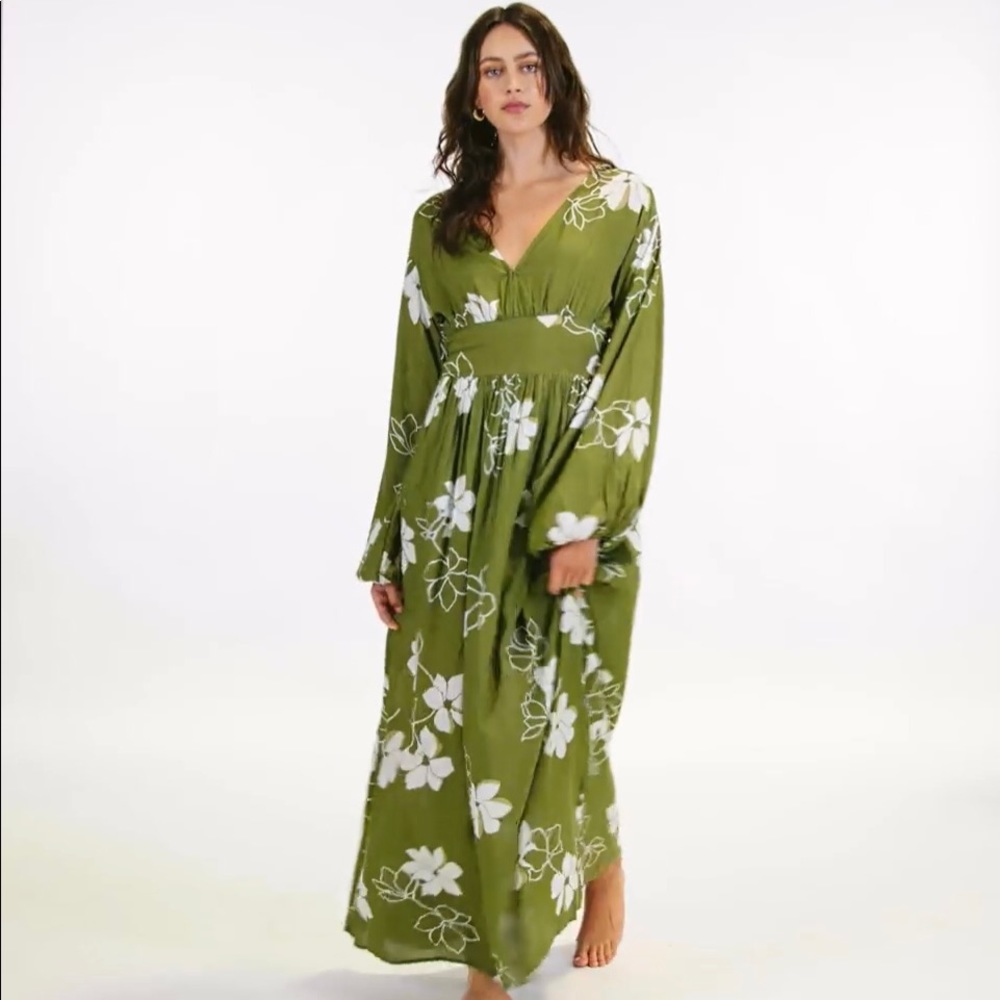 Worn once- billabong maxi dress